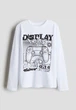 Реглан белый Display H&M 146-152см (400010259) - изображение 1