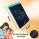 Детский электронный LCD планшет для рисования со стилусом, доска для рисования и записей, графический планшет диагональ 8,5" MonoTab-85-LightBlue - изображение 2