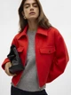 Куртка демисезонная короткая женская Vero Moda 10321977-58547 S Fiery Red (5715673882369) - изображение 4