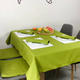 Скатерть Delight тефлоновая Салатова 100х140 см (Light_green_100x140) - изображение 4