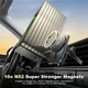 Автодержатель с беспроводной зарядкой Wiwu Qi2.0 MAGO Magsafe wireless car charger CH-323 with MagSafe для Apple iPhone Black - изображение 5