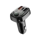 Автомобильный FM-трансмиттер модулятор Wiwu Car Charger Quick Charge 1Type-C PD 2USB 3.0 PC600 Black - изображение 4