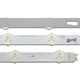 LED подсветка Samsung TV 55" V9Q8-550SM0-R0 BN96-48131A LM41-00704A Q80-55S-10EA 20шт. - изображение 2