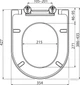 Сиденье - крышка для унитаза RAVAK Uni Chrome 02A - изображение 3