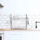 Органайзер-сушилка для посуды Easy Dry 40х26х13 см из металла LS-7821 Silver - изображение 4