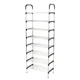 Полиця стелаж для взуття 150х56х26см на 8 полиць Light Shelf LS-7813 Black - зображення 2
