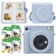 Подарочный набор камера Fujifilm Instax Square SQ1/Фотобумага 80 шт/Чехол/Фотоальбом 80 фото Голубой - изображение 1