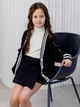 Подростковые шорты-юбка для девочки ARTKNIT Смужка 140-146 см Черные (4823093470804) - изображение 3