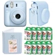 Подарочный набор камера Fujifilm Instax Mini 12/Фотобумага 100 шт/Чехол/Фотоальбом на 64 фото Голубой - изображение 1