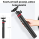 Штатив для телефона мини трипод монопод для смартфона и камеры фотоаппарата портативный телескопический от 33 до 131 см Ulanzi - изображение 4