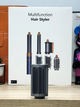 Мультистайлер Multifunction Hair Styler для завивки и выпрямления 6 насадок 1300 Вт / Фен-щетка для укладки волос - изображение 5