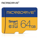 Карта памяти Micro SD MicroDrive 64Gb U3 A1 class 10 + SD адаптер - изображение 2