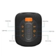 Портативная колонка Bluetooth HOPESTAR H56, IPX6, TF, USB, AUX, BT5.3, 10W, 1500mAh, 4-6h, Black - изображение 2