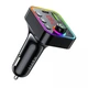 FM модулятор HAVIT HV-FM819BT USB-A+USB-C PD24W RGB Black - изображение 5