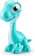 Игровой набор игрушка-сюрприз Zuru Smashers Junior Dino Dig Large Egg Brontosaur 74115A - изображение 3