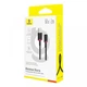 Кабель зарядки Baseus P10377802U01-03 Dura Series (60W) (2M) USB to Type-C Чорний-червоний - изображение 2