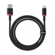 Кабель зарядки Baseus P10377802U01-01 Dura Series (60W) (1M) USB to Type-C Чорний-червоний - изображение 3