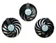 Вентилятор для видеокарты Sapphire RX 6700 6800 6900 XT (orgnl) FirstD FDC10U12D9-C FDC10H12D9-C (FD10015M12D) комплект 3 шт (№340) - изображение 2