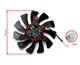 Вентилятор ONG HUA кулер для видеокарты MSI GTX 1050ti 1650 75 мм 2-pin HA8010H12F-Z (XY-D08010SM HA8010H12C-Z) (№41.02) - изображение 3