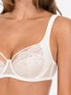 Бюстгальтер с косточками кружевной Rosme RS Jessica 647620 90G Белый (4752220065036) - изображение 4