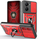 Чохол Fiji Camera Defence для Poco X7 Pro бампер із захистом камери та підставкою Red - зображення 1