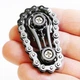 Антистресс Металлический Bike Chain Spinner Фиджет Игрушка, Крутилка Графит (01326) - изображение 2