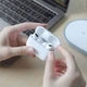 Наушники Bluetooth беспроводные Hoco EW05 Plus вакуумные с микрофоном и шумоподавлением ANC White - изображение 7