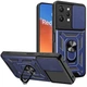 Чохол Fiji Camera Defence для Xiaomi Redmi 12 бампер із захистом камери та підставкою Dark Blue - зображення 1