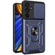 Чехол Fiji Camera Defence для Samsung Galaxy A36 5G (A366) бампер с защитой камеры и подставкой Dark Blue - изображение 1