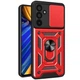 Чехол Fiji Camera Defence для Samsung Galaxy A56 5G (A566) бампер с защитой камеры и подставкой Red - изображение 1