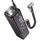 Автомобильный компрессор Hoco ZP7 Maddy portable smart air pump(5000mAh) Black - изображение 1