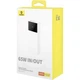 Зовнішній акумулятор Baseus Star-Lord Digital Display Fast Charging Power Bank 20000mAh 65W Moon White (P10022906213-00) - зображення 2