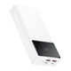 Зовнішній акумулятор Baseus Star-Lord Digital Display Fast Charging Power Bank 20000mAh 65W Moon White (P10022906213-00) - зображення 3