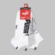 Набор женских носков хлопковых Puma Elements Unisex Bwt Sneaker 93899403 35/38 3 пары White/Grey (8720245826105) - изображение 3