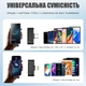 Бездротовий мікрофон петличний M9 2-in-2 з двома адаптерами для iPhone, Android Black/yellow - зображення 7