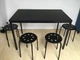 Кухонный табурет MARIUS IKEA 101.356.59 черный - изображение 4