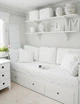 Каркас кушетки с 3 выдвижными ящиками HEMNES IKEA 903.493.26 белый - изображение 9