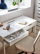 Письмовий стіл ALEX IKEA 104.735.55 білий - зображення 2