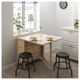 Розкладний стіл NORDEN 152x80 см IKEA 904.238.87 береза - зображення 1