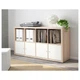 Стеллаж KALLAX 77x147 см IKEA 003.245.18 белый мореный дуб - изображение 3