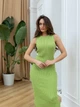 Вязаное платье Gven Larionoff 42-46 лаймовый (Gven_Lime) - изображение 4