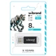 Флеш-накопитель Wibrand USB 2.0 Cougar 8Gb Black WI2.0/CU8P1B - изображение 2