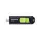 Флеш-накопитель ADATA USB 3.2 Gen1 UC300 Type-C 256Gb Black/Green ACHO-UC300-256G-RBK/GN - изображение 1