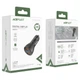 Автомобильное зарядное устройство ACEFAST B7 metal 45W (USB-A + USB-A) with digital display AFB7B - изображение 3