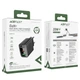Мережевий зарядний пристрій ACEFAST A78 PD20W GaN (USB-A+USB-C) charger Black 6974316283256 - зображення 7
