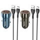 Автомобильное зарядное устройство HOCO Z46 Blue shield single port QC3.0 18W (Type-C) Metal Gray 6931474770318 - изображение 2