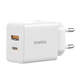 Сетевое зарядное устройство Baseus Cube Fast Charger C+U 30W EU Moon White P10111404213-00 - изображение 5