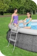 Лестница для бассейна Bestway 58430 высота 116 см для бассейнов до 84 см - изображение 4