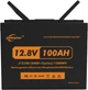Акумулятор JsdSolar J12100 12 В 100 А⋅год з індикатором заряду (J12100i) - зображення 1