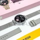 Смарт-годинник жіночий Modfit Eclipse Silver Mesh з Амолед екраном - зображення 5